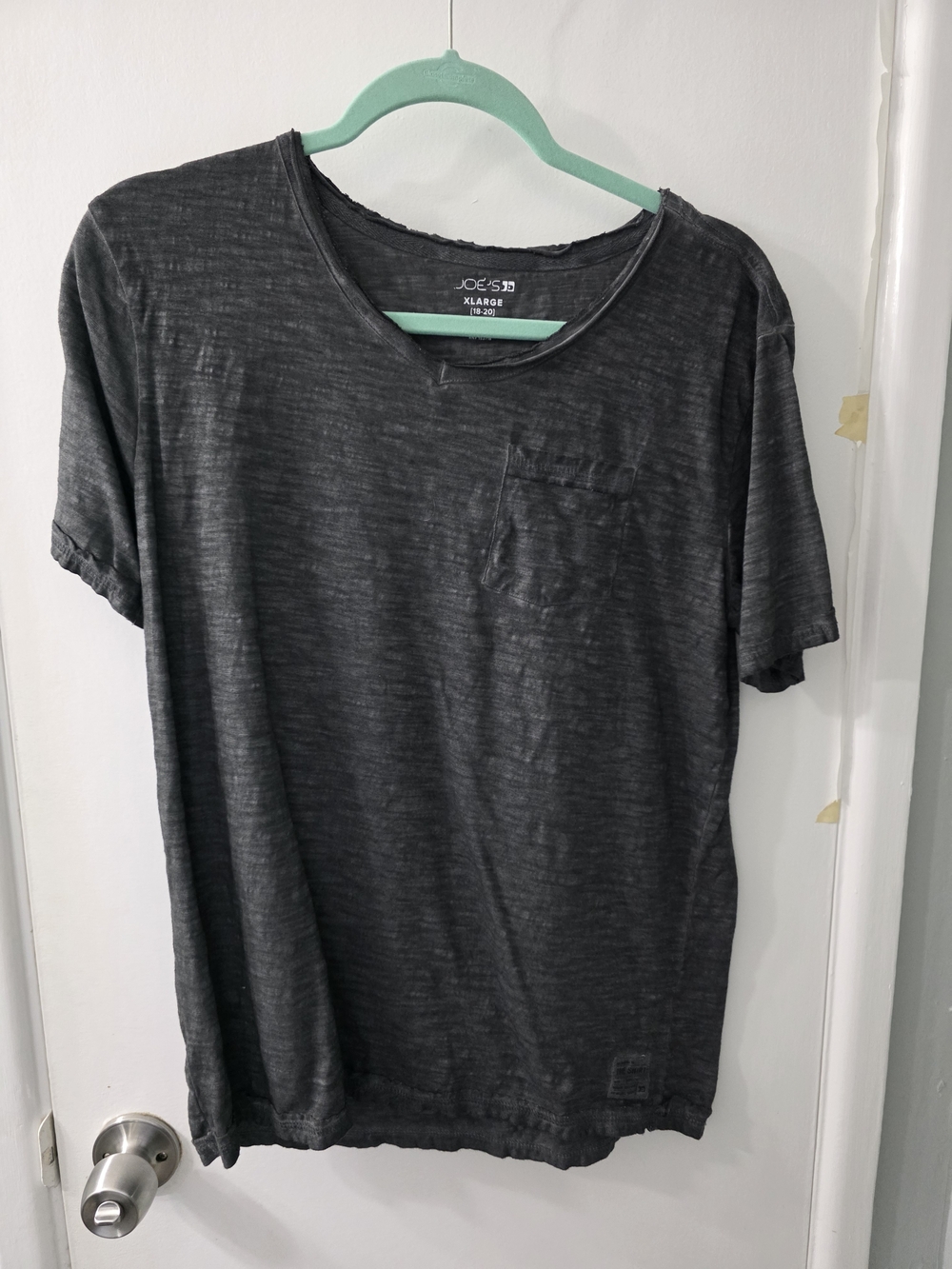Joe's Jeans Charcoal Short-Sleeve Pocket Tee